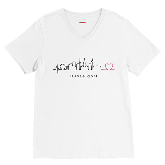 Premium Unisex T-Shirt mit V-Ausschnitt Düsseldorf