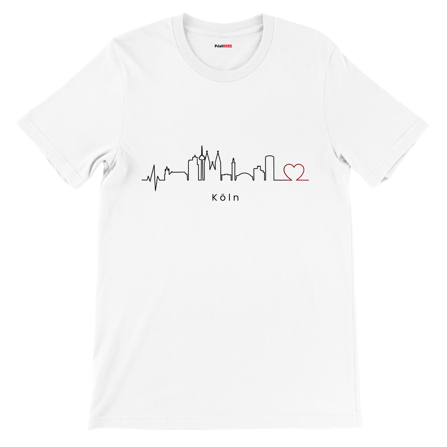 Premium Unisex T-Shirt mit Rundhalsausschnitt Köln