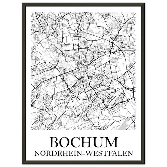 Premium-Poster mit Metallrahmen Bochum