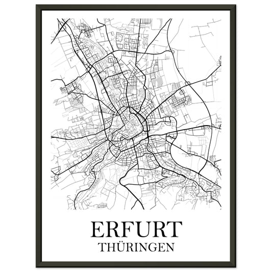 Premium-Poster mit Metallrahmen Erfurt