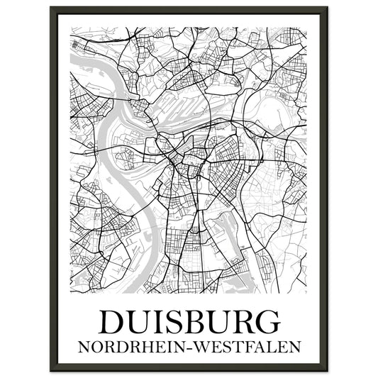 Premium-Poster mit Metallrahmen Duisburg