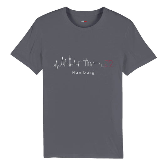 Unisex-T-Shirt aus Bio Baumwolle mit Rundhalsausschnitt  Hamburg