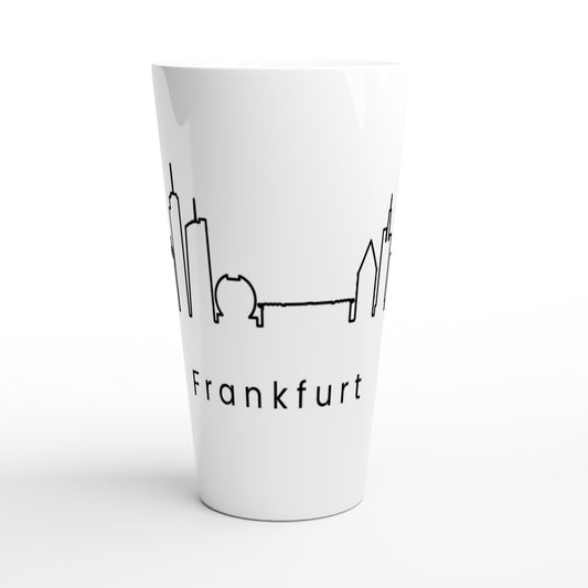 Weiße Latte-Tasse 17oz  Frankfurt