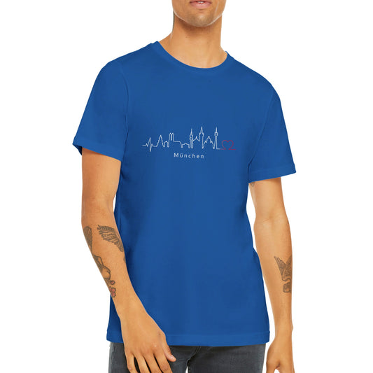 Premium Unisex T-Shirt mit Rundhalsausschnitt München
