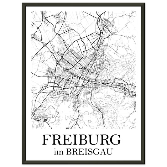 Premium-Poster mit Metallrahmen Freiburg im Breisgau