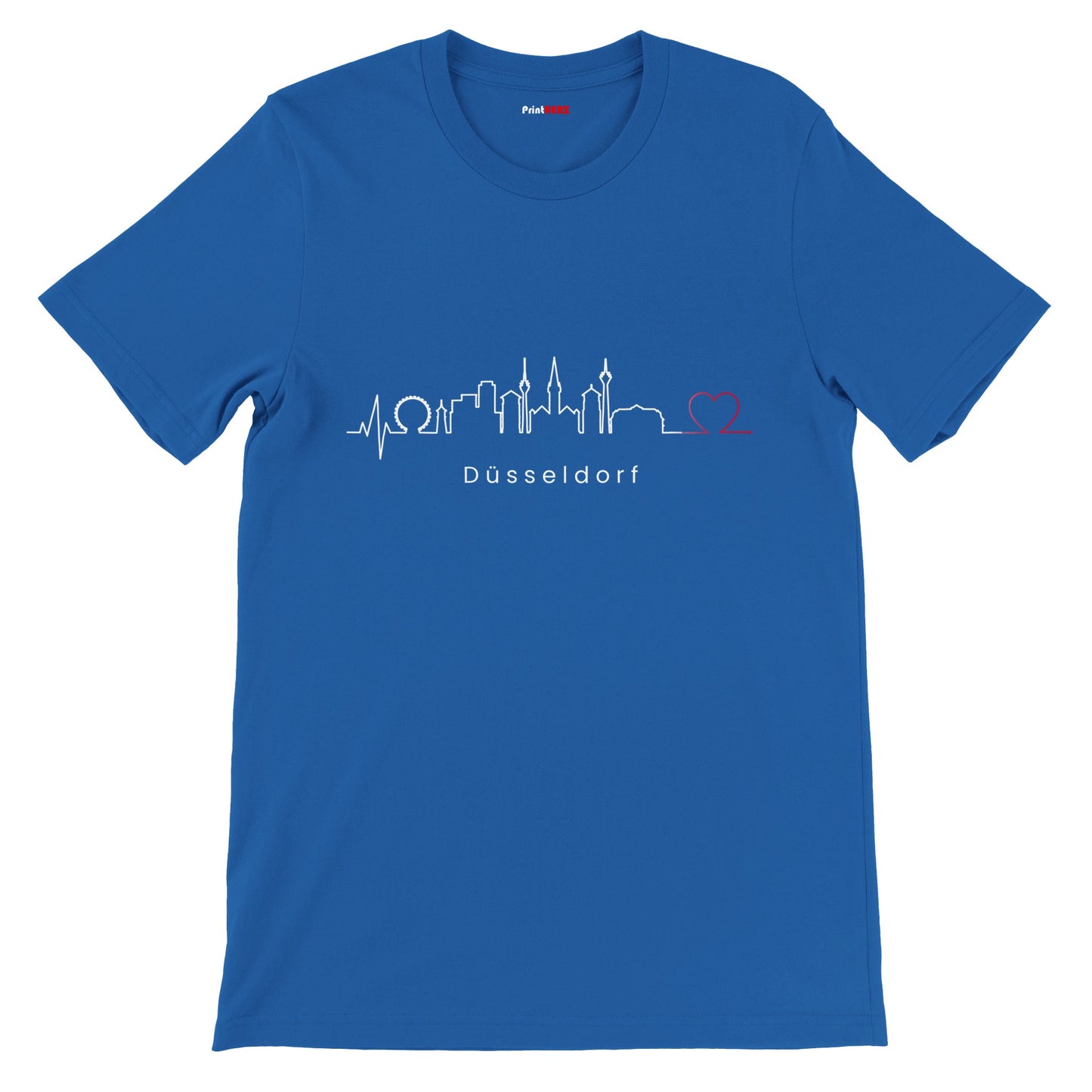 Premium Unisex T-Shirt mit Rundhalsausschnitt  Düsseldorf