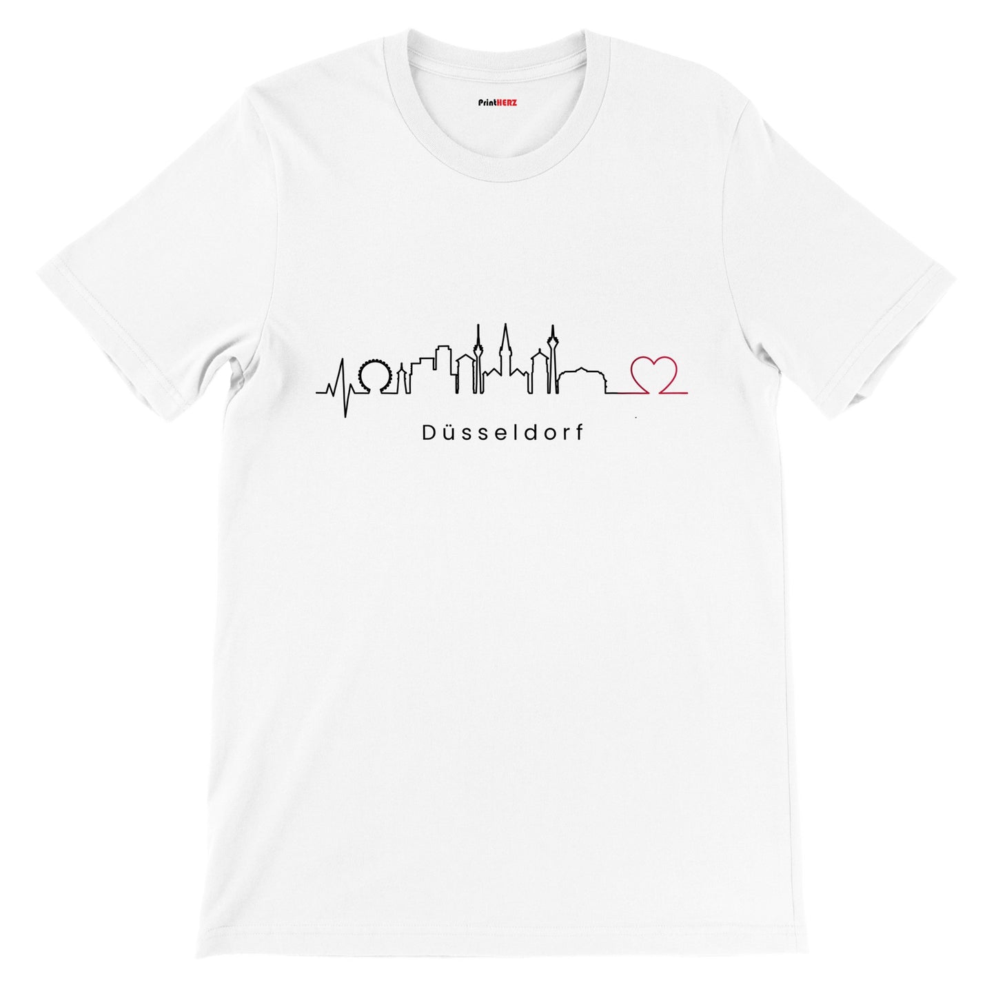 Premium Unisex T-Shirt mit Rundhalsausschnitt Düsseldorf