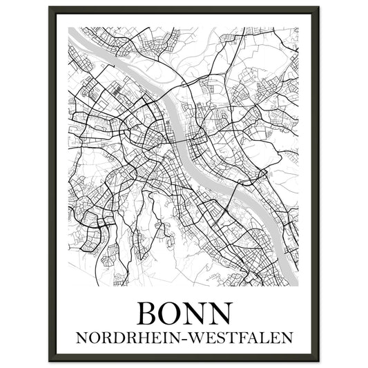 Premium-Poster mit Metallrahmen Bonn