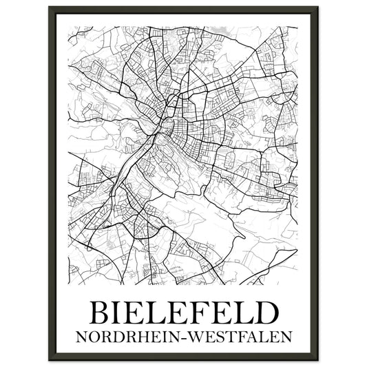 Premium-Poster mit Metallrahmen Bielefeld