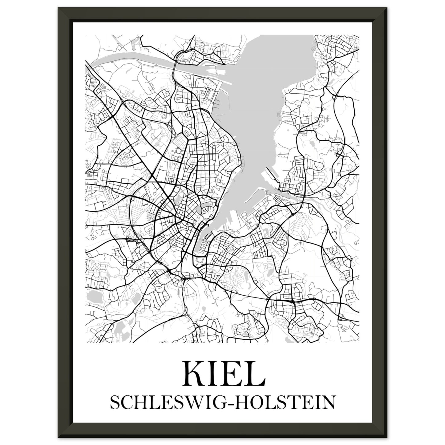 Premium-Poster mit Metallrahmen Kiel