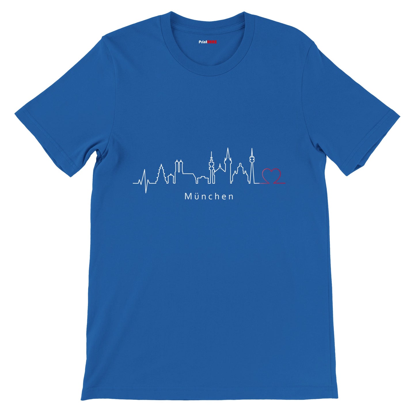 Premium Unisex T-Shirt mit Rundhalsausschnitt München